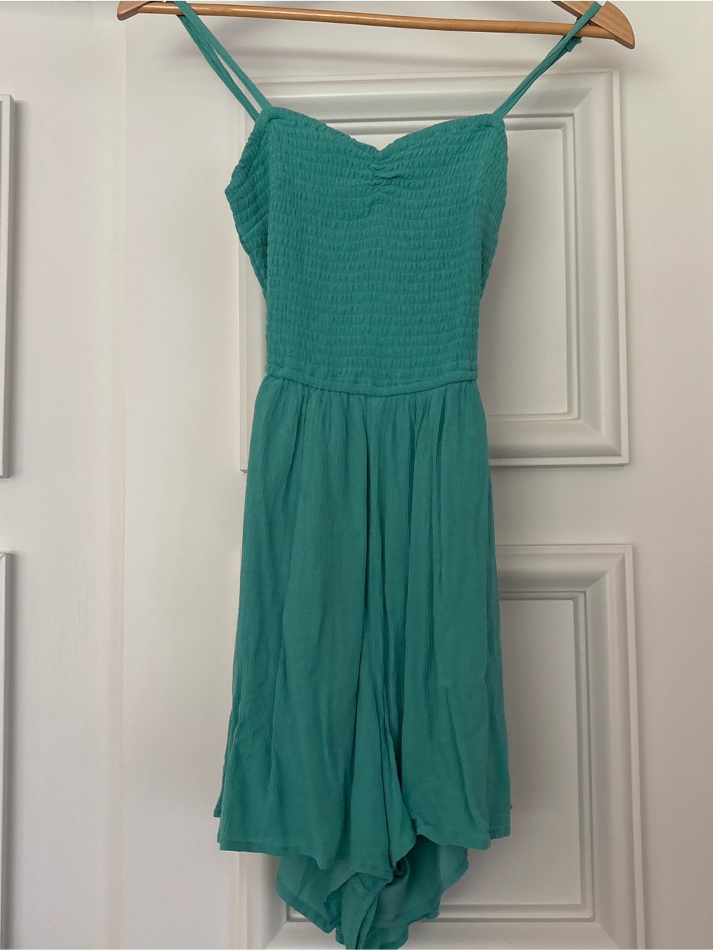 Hollister Teal Spaghetti Strap Sundress